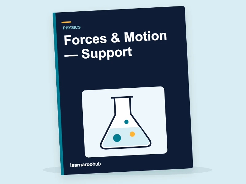 KS3 Physics: Forces & Motion — Support — activity book cover