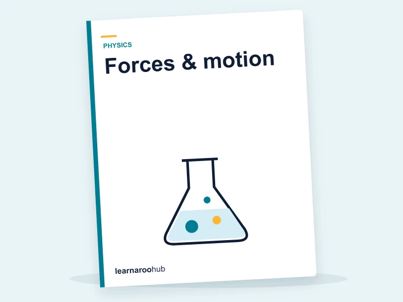 KS3 Physics — Module 1: Forces & motion — e-learning module cover