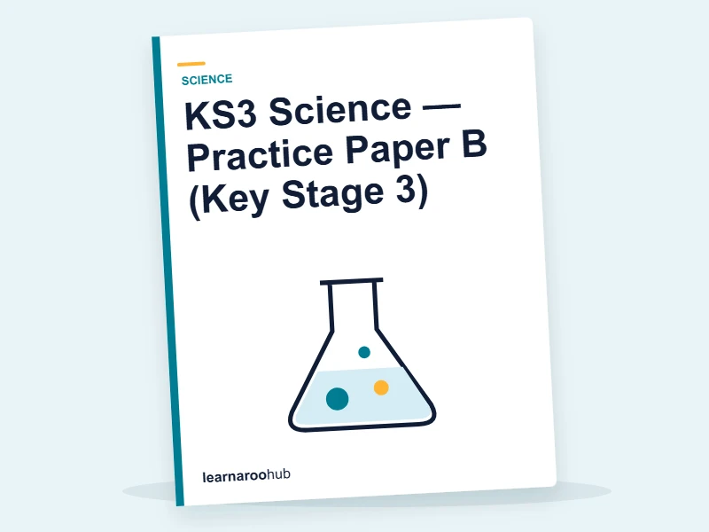KS3 Science — Practice Paper B (Key Stage 3) — mock practice paper cover