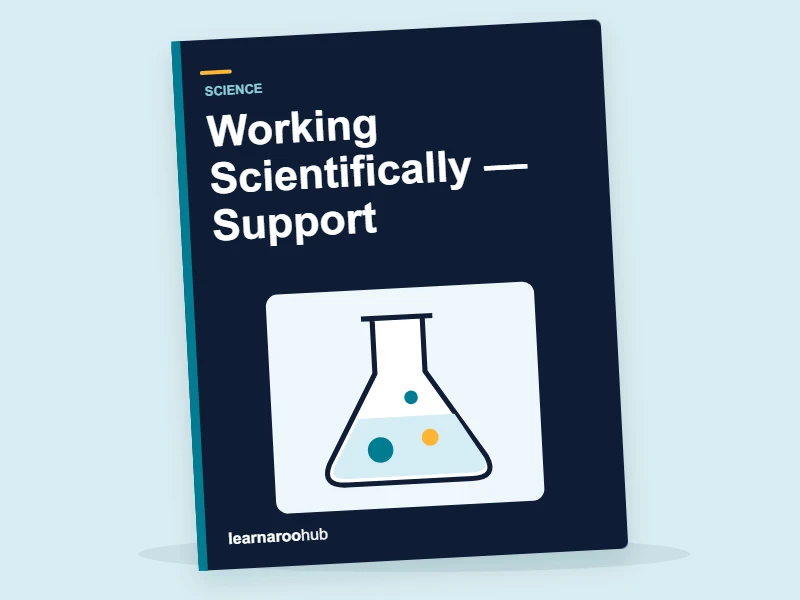KS3 Science: Working Scientifically — Support — activity book cover