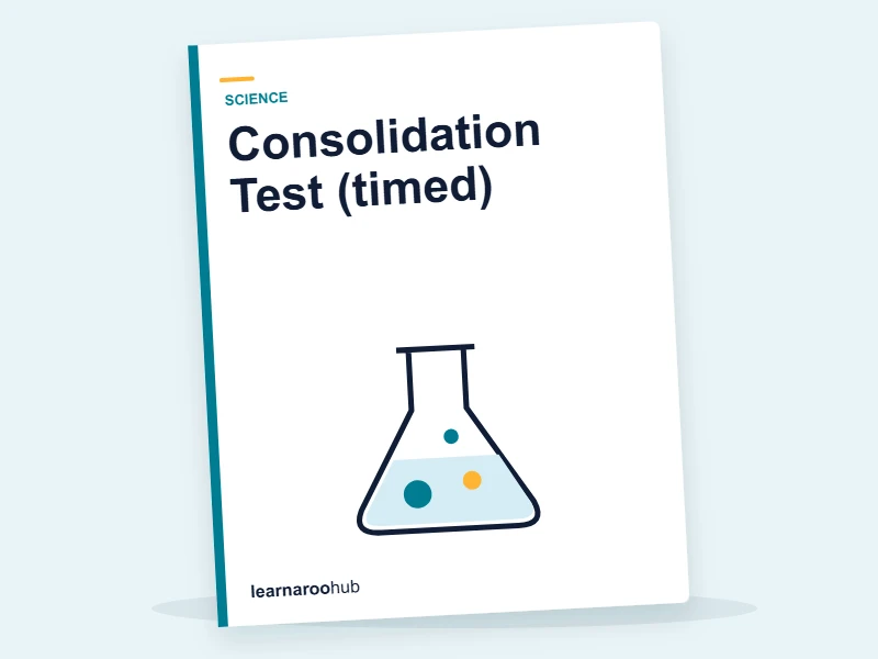 KS3 Science (Years 7-9) — Gated Series — Module 7: Consolidation Test (timed) — quiz cover