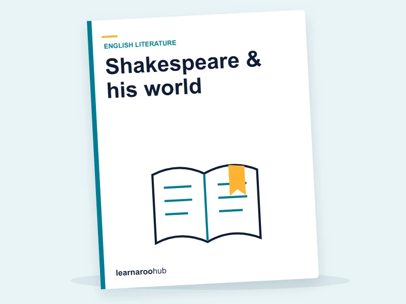 KS3 Shakespeare — Module 1: Shakespeare & his world — e-learning module cover