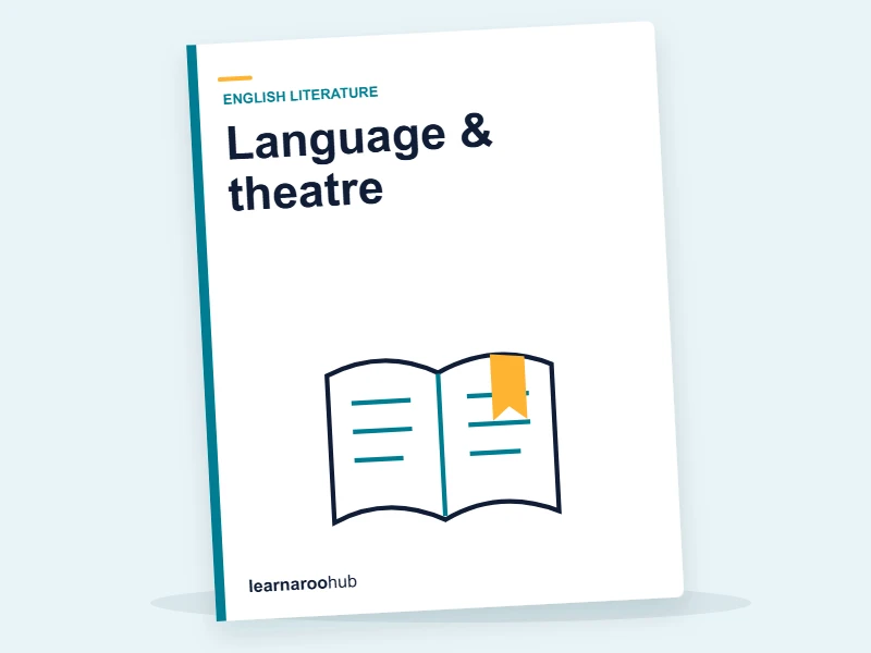 KS3 Shakespeare — Module 2: Language & theatre — e-learning module cover