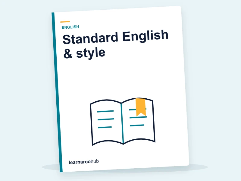 KS3 SPaG — Module 6: Standard English & style — e-learning module cover