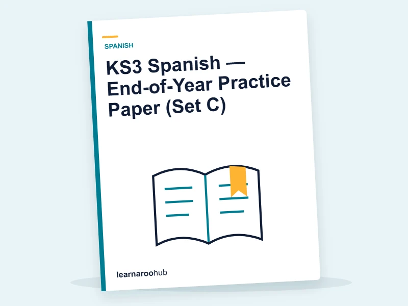 KS3 Spanish — End-of-Year Practice Paper (Set C) — mock practice paper cover