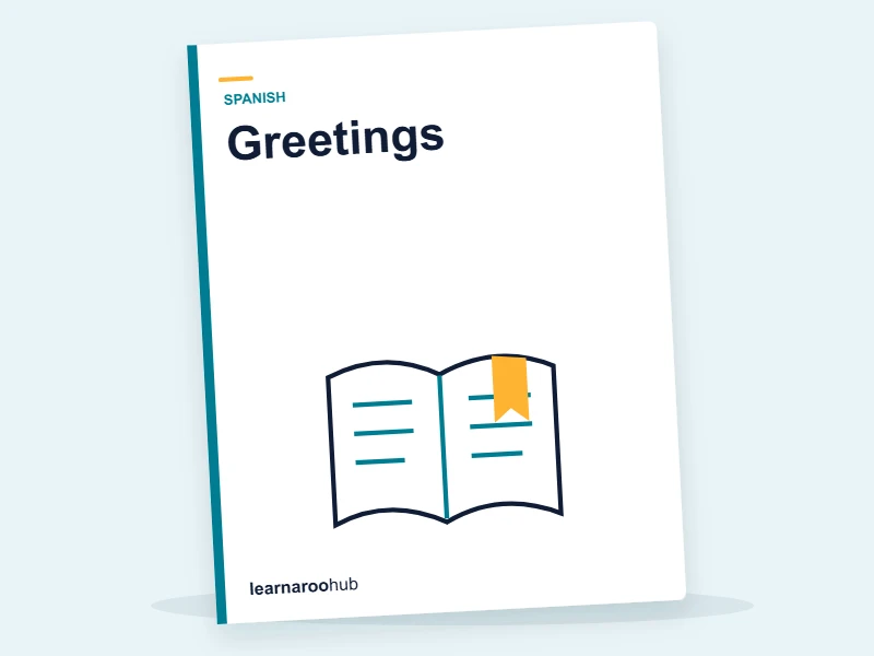 KS3 Spanish — Module 1: Greetings — e-learning module cover