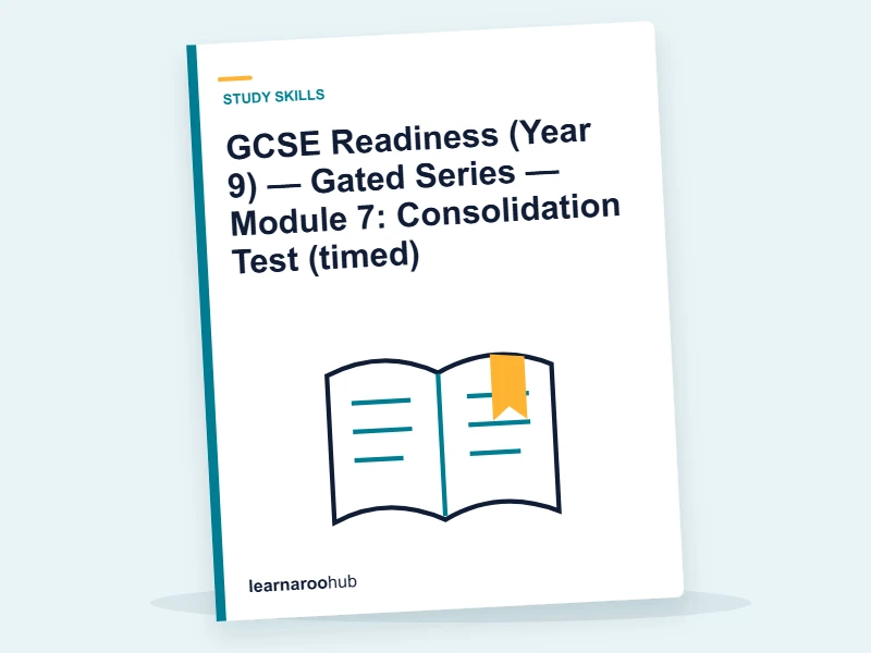 KS3 to GCSE Bridging: GCSE Readiness (Year 9) — Gated Series — Module 7: Consolidation Test (timed) — quiz cover