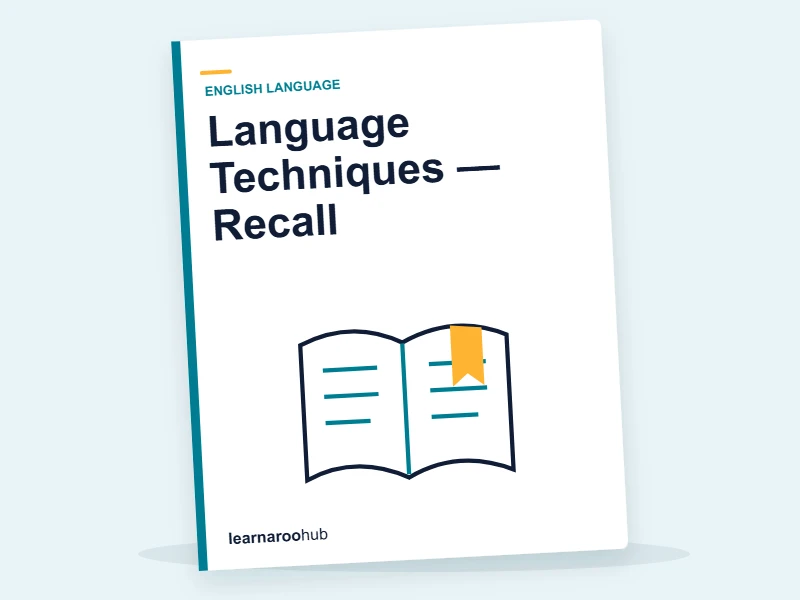 Language Techniques — Recall — quiz cover