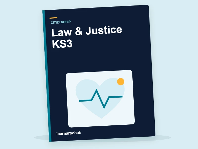 Law & Justice KS3 — activity book cover