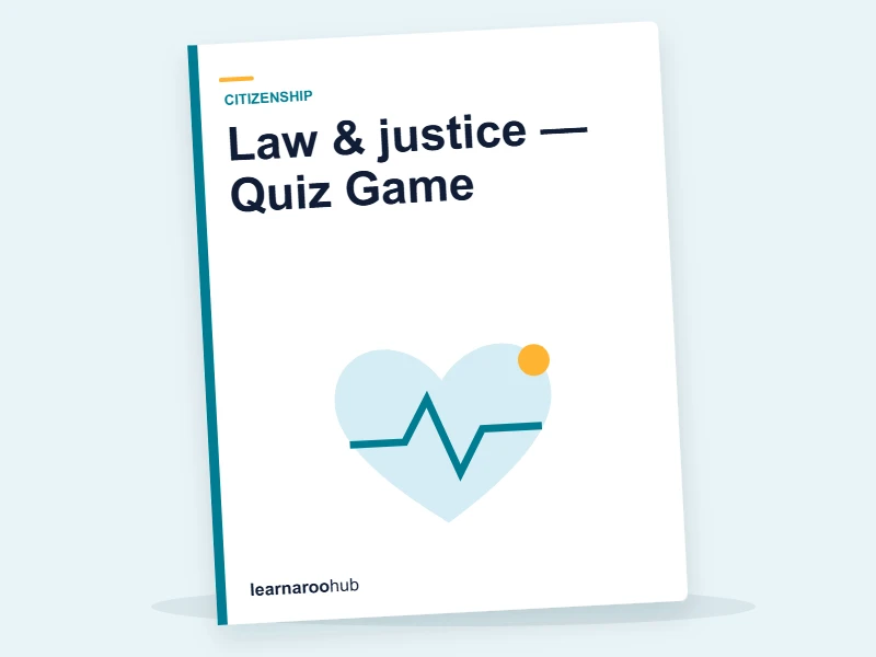 Law & justice — Quiz Game — quiz cover