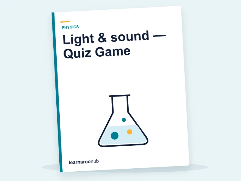 Light & sound — Quiz Game — quiz cover