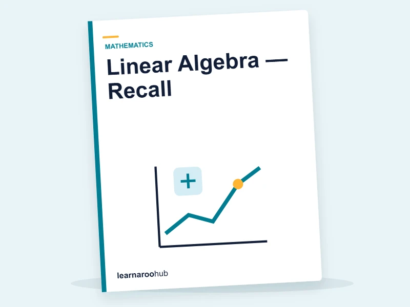 Linear Algebra — Recall — quiz cover