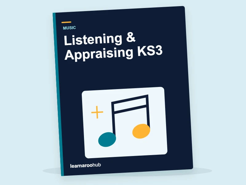 Listening & Appraising KS3 — activity book cover