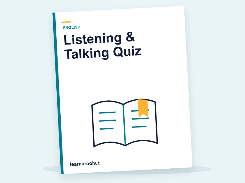 Listening & Talking Quiz — quiz cover
