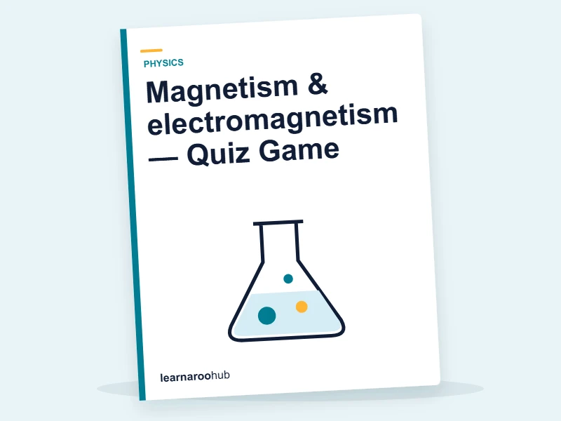 Magnetism & electromagnetism — Quiz Game — quiz cover