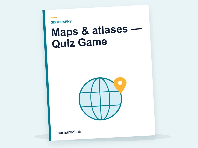 Maps & atlases — Quiz Game — quiz cover