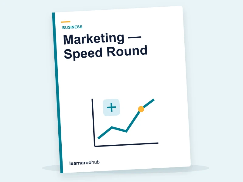 Marketing — Speed Round — quiz cover
