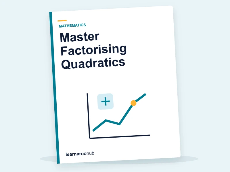 Master Factorising Quadratics — e-learning module cover