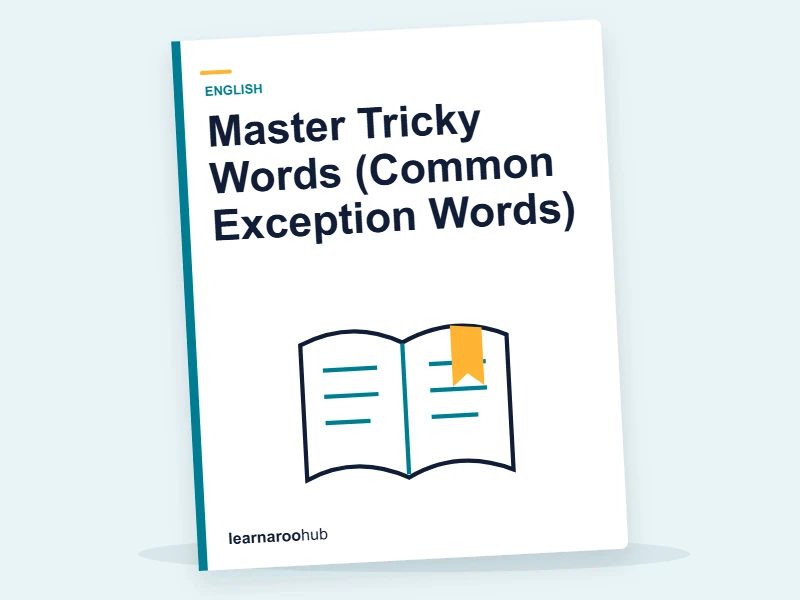 Master Tricky Words (Common Exception Words) — e-learning module cover