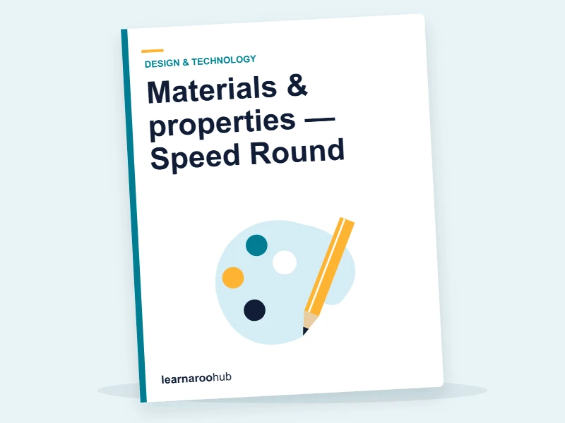 Materials & properties — Speed Round — quiz cover