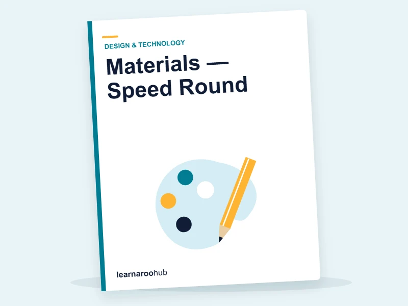 Materials — Speed Round — quiz cover