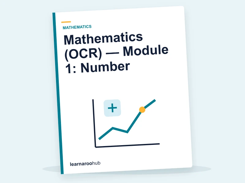 Mathematics (OCR) — Module 1: Number — e-learning module cover