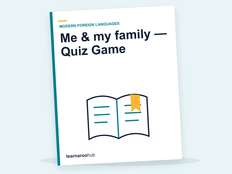 Me & my family — Quiz Game — quiz cover