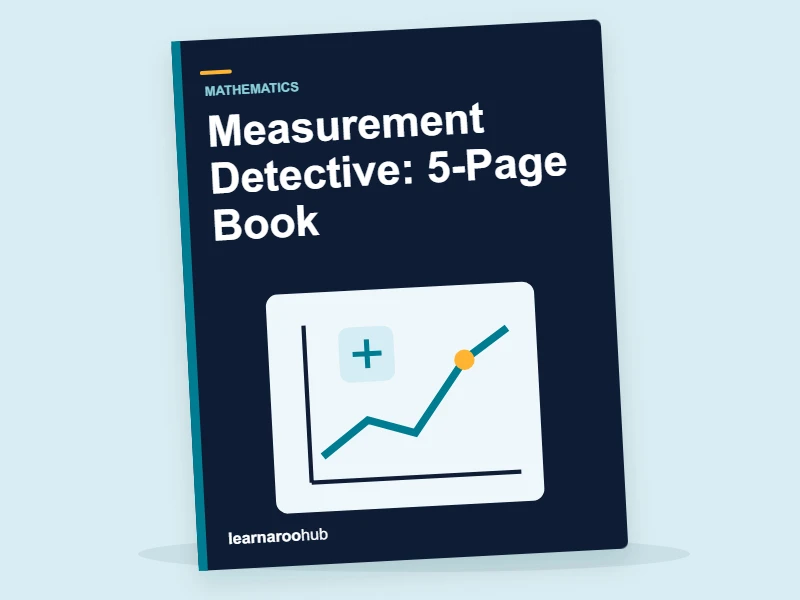 Measurement Detective: 5-Page Book — activity book cover