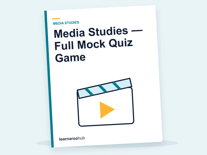 Media Studies — Full Mock Quiz Game — quiz cover