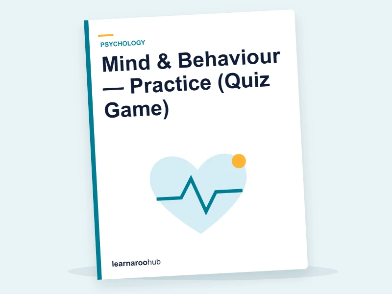 Mind & Behaviour — Practice (Quiz Game) — quiz cover