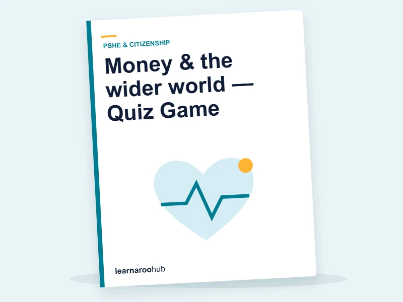 Money & the wider world — Quiz Game — quiz cover