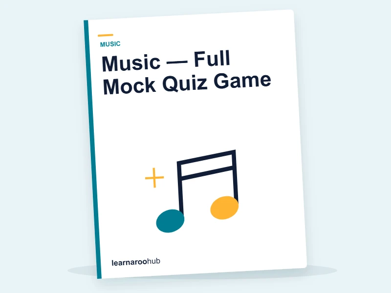 Music — Full Mock Quiz Game — quiz cover