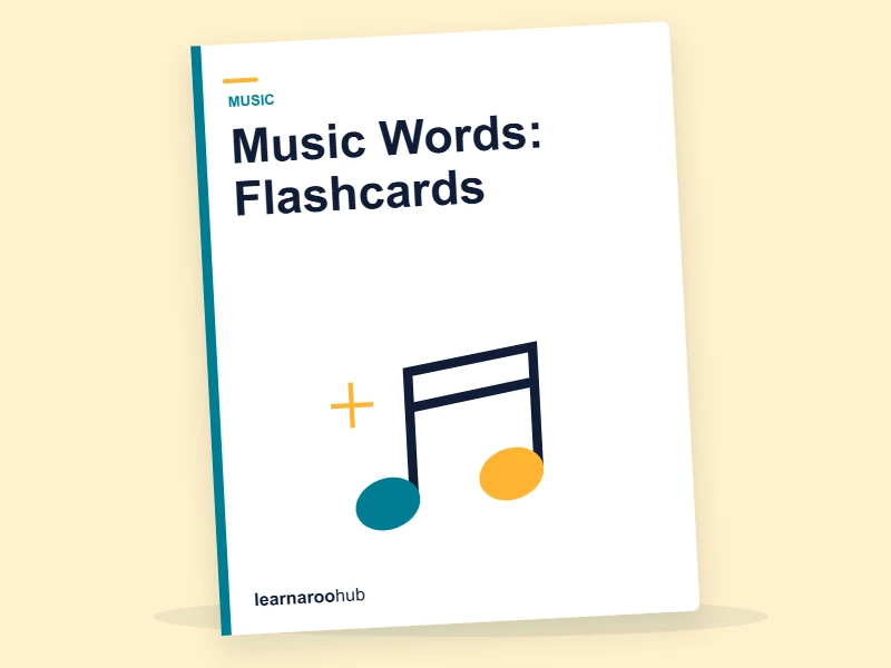Music Words: Flashcards — flashcard deck cover