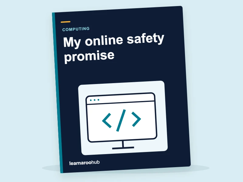 My Online Safety Promise: 5-Page Book — activity book cover