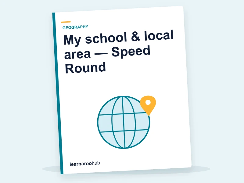 My school & local area — Speed Round — quiz cover