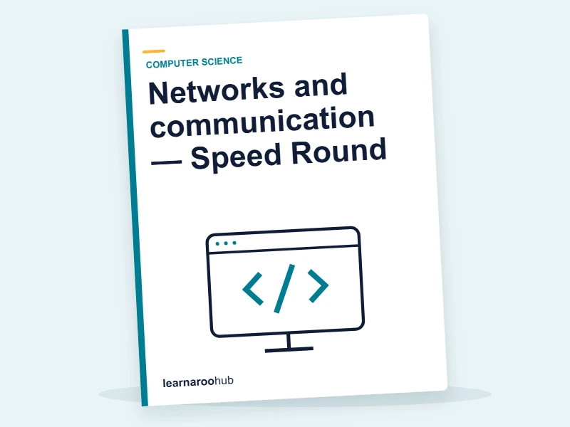 Networks and communication — Speed Round — quiz cover