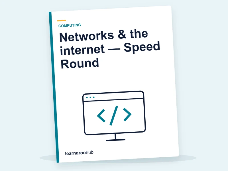Networks & the internet — Speed Round — quiz cover