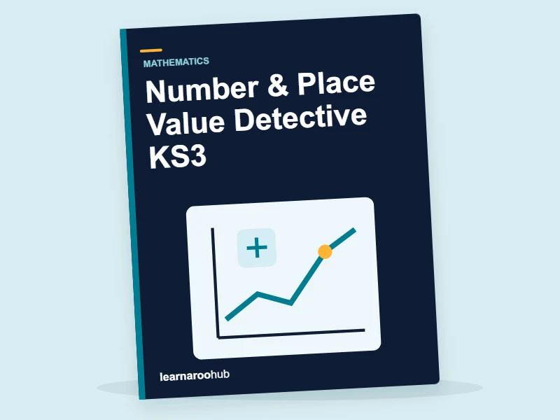 Number & Place Value Detective KS3 — activity book cover