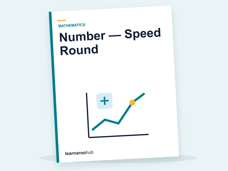 Number — Speed Round — quiz cover