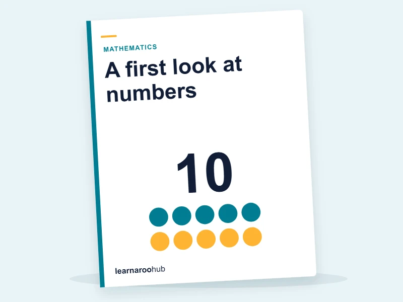 Numbers to 10: A First Look — e-learning module cover