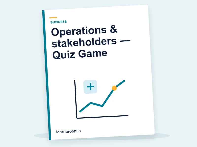 Operations & stakeholders — Quiz Game — quiz cover