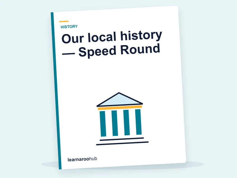 Our local history — Speed Round — quiz cover