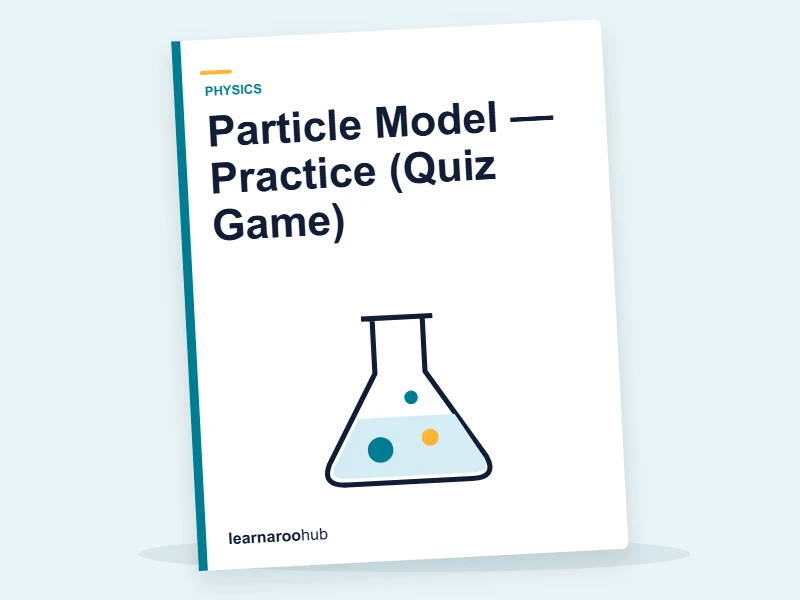 Particle Model — Practice (Quiz Game) — quiz cover