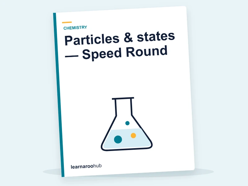 Particles & states — Speed Round — quiz cover