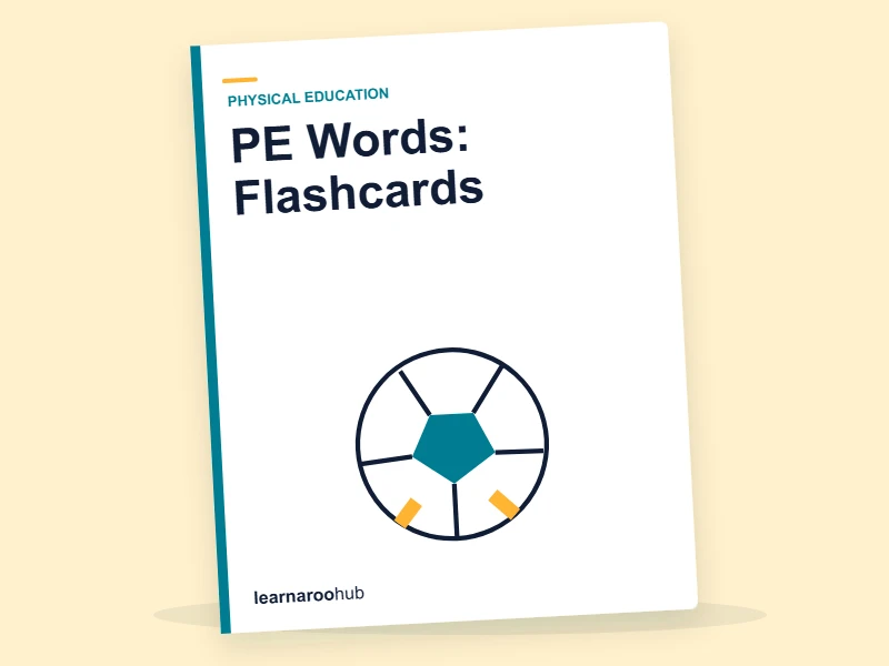 PE Words: Flashcards — flashcard deck cover