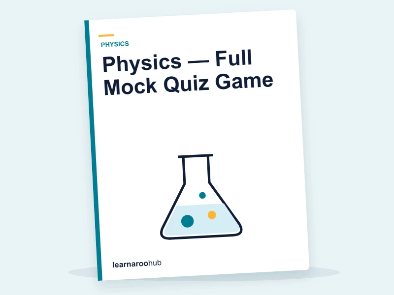 Physics — Full Mock Quiz Game — quiz cover