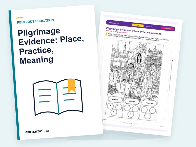 Pilgrimage Evidence: Place, Practice, Meaning — colouring sheets cover