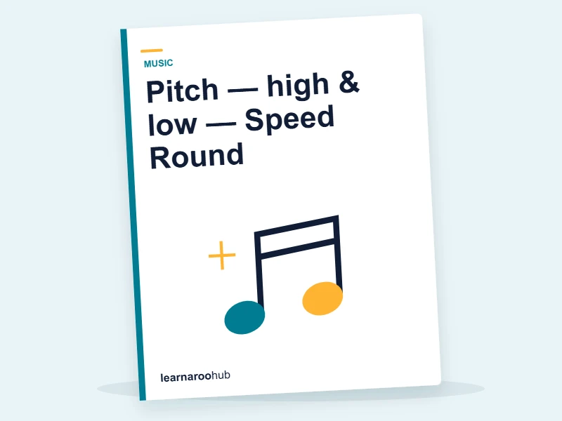 Pitch — high & low — Speed Round — quiz cover