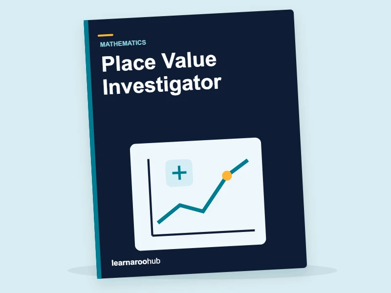 Place Value Investigator — activity book cover