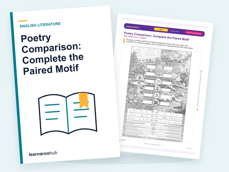 Poetry Comparison: Complete the Paired Motif